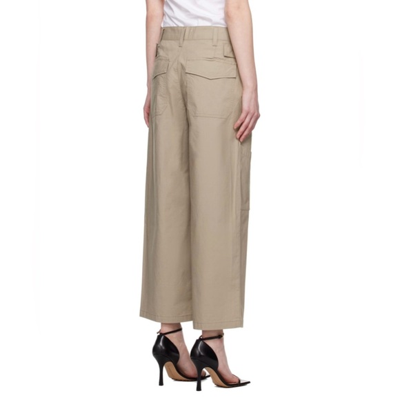 Agolde Tan Cropped Ankle wide leg pants - Picture 3 of 16